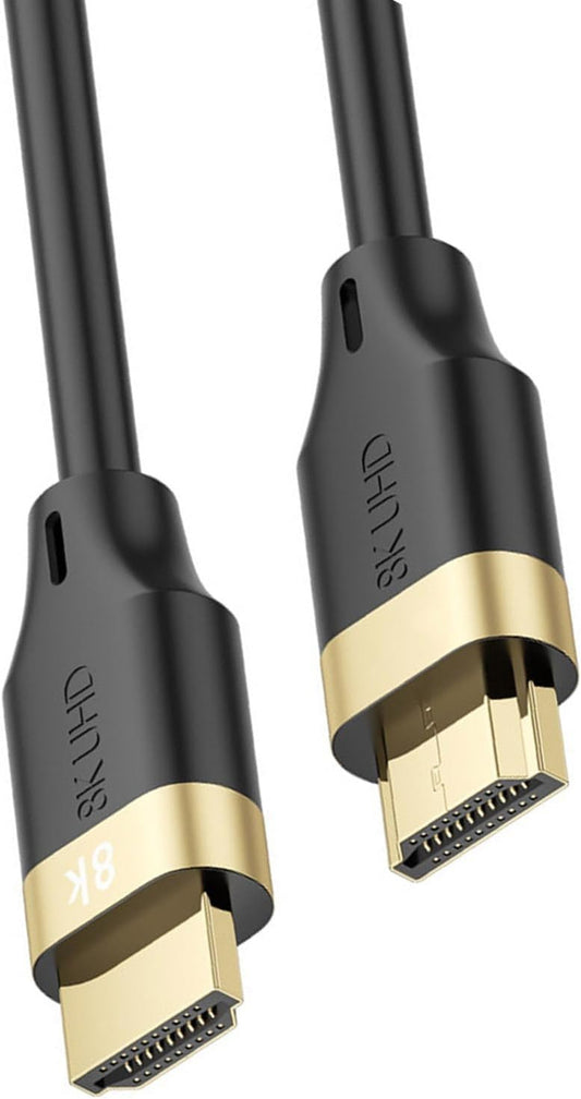 8K60hz 2.1 Video Extension Cable Clearly 3D Visual for Gaming & Streaming PC and Consoles Compatible