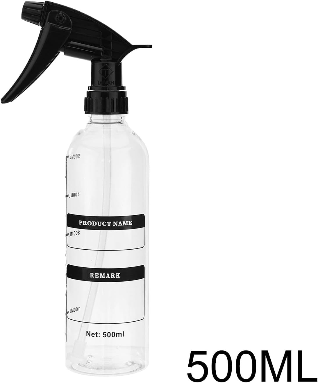 Générique Bottiglia spray per lavaggio auto, Detailing Mist Dispenser, 10,59 x 3,9 pollici 500 ml Adjustable Sprayer, Design, Ideal for Exterior Cleaning, Garden, Lawn, Motorcycle Maintenance, Outdoor