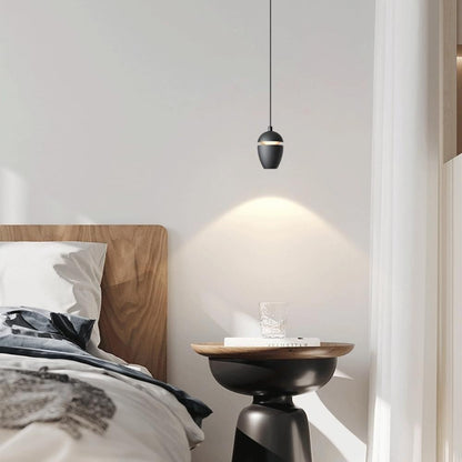 CJLWSLCO Modern Minimalist Bedroom Pendant Light Creative Shape LED Metal Hanging Lamp for Backdrop Living Room Bedside Ambience Chandeliers Showroom Floor Window Cafe Mall Decoration Ceiling Light Fi