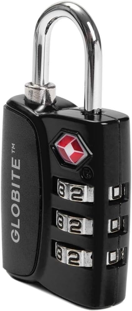 Globite TSA Combination Lock 1pk, Black
