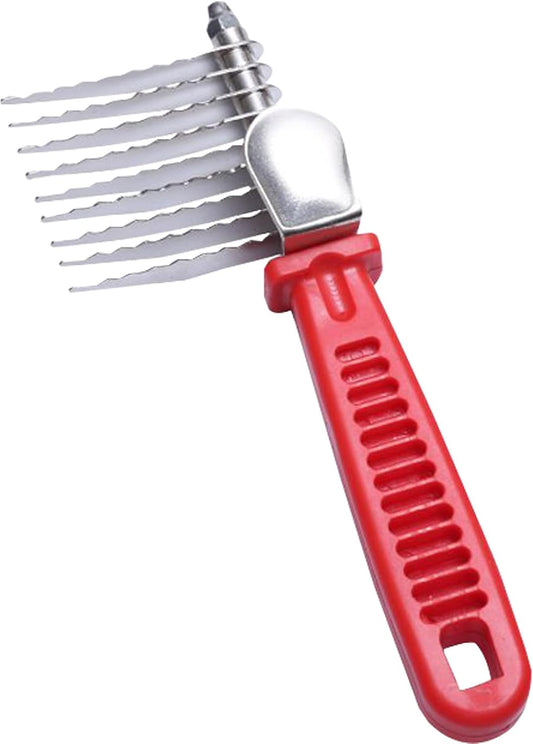 Dog Comb for Matted Hair, Pet Hair Removal Dog, Smooth Cats Dematting Tools, Ergonomic Brush Supplies for Indoor Outdoor Use for Families and Friends