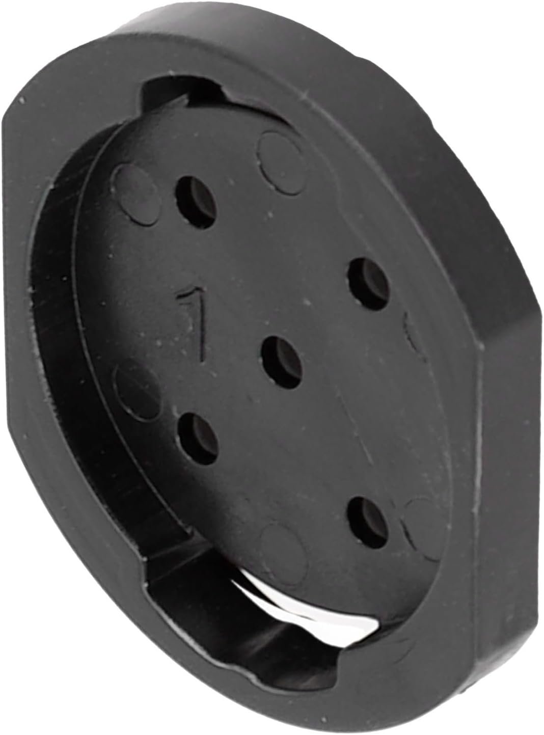 Cycling Computer Mount, Black Nylon Bike Computer Replacement Bike Mount Fixed Mount for Garmin Bike Parts for Bryton