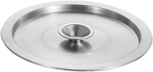 Ｂｅｓｇａ Frying Pan Cover,Stockpot Lid,Cookware Cover,Stainless Steel Household Bakeware,Pot Skillet Lid,Cooking Pot Lid for Skillets, 38cm