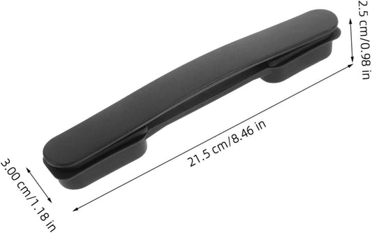 Gatuida 2pcs Plastic Suitcase Handles for Luggage Replacement Ergonomic Grip Sleek Design Lightweight for Travel Essentials and Easy Installation