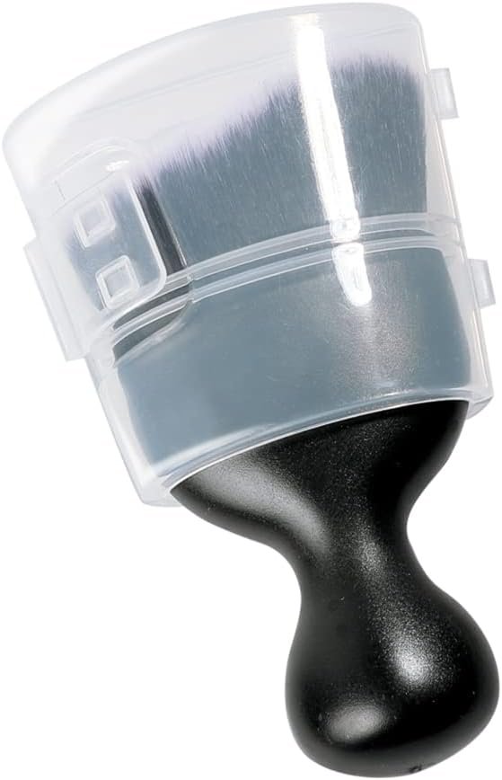 Car Interior Detailing Brush,Soft Bristle Cleaning Brush Car Detailing Brush Dusting Brush,Car Interior Cleaning Tool,Auto Detail Brush Car Dash Duster Brush (Black&White with Cap)