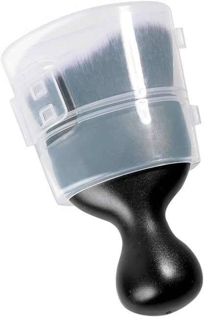 Car Interior Detailing Brush,Soft Bristle Cleaning Brush Car Detailing Brush Dusting Brush,Car Interior Cleaning Tool,Auto Detail Brush Car Dash Duster Brush (Black&White with Cap)