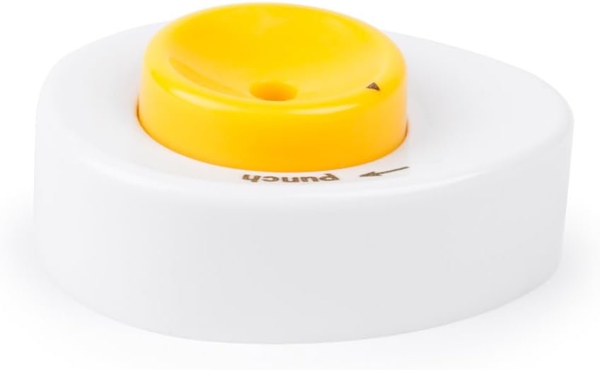 Fox Run 5711 Hard Boiled Egg Piercer with Safety Lock Feature, White