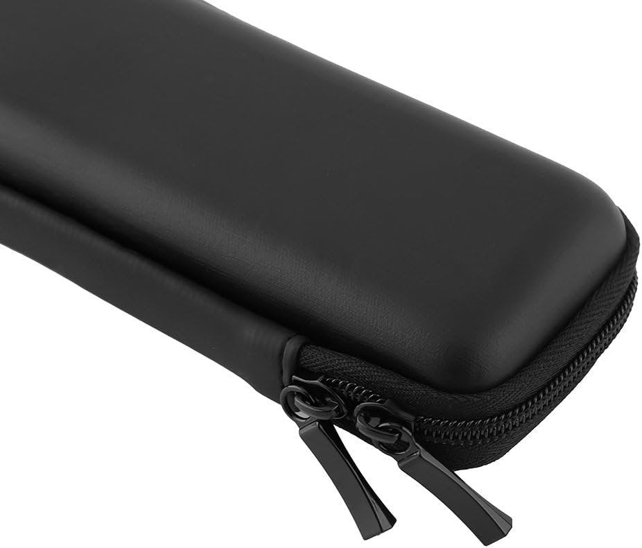 1 Piece Portable Electronic Cigarette Bag with Pen and Pencil Case in Elegant Black EVA Shell Design, a Holder for Stationery Case