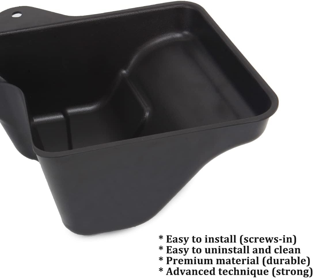 Wocch Rear Cargo Side Box Trunk Storage Tray Organizer Wheel Well Storage Bin Cargo Expansion Box for 2018-2023 Jeep Wrangler JL JLU Interior Accessories, Easy Screw-installation, Left & Right 2Pcs