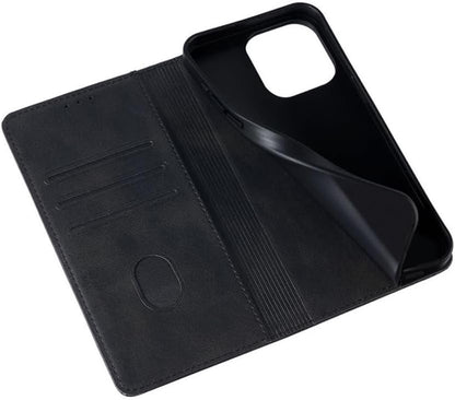 FORZARMOR for Motorola Moto G75 5G (6.78 Inch) Case Wallet Cover PU Leather Pockets Shockproof Magnetic Flip Card Holder (for Moto G75 5G, Black)