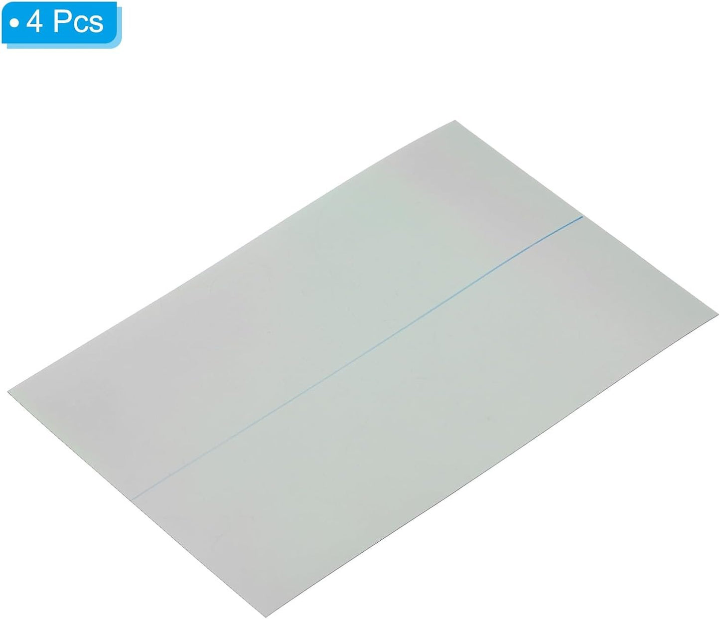 uxcell 7" Polarized Film Sheets, 4 Pack Adhesive Polarizer Linear Polarizing Filter 10x15.5cm for Screen Photography Lighting, 90 Degree