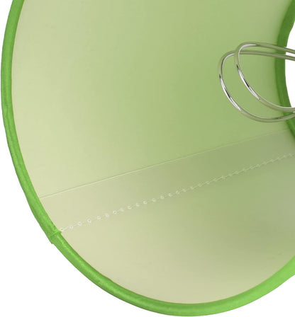 6PCS E14 Lamp Shade Set | Fabric Lampshades for Table/Ceiling Lamps | Sturdy Iron Frame & Soft Fabric | Bedroom/Living Room Lighting | Compatible with E14 Bulbs (Fluorescent Green PX157)