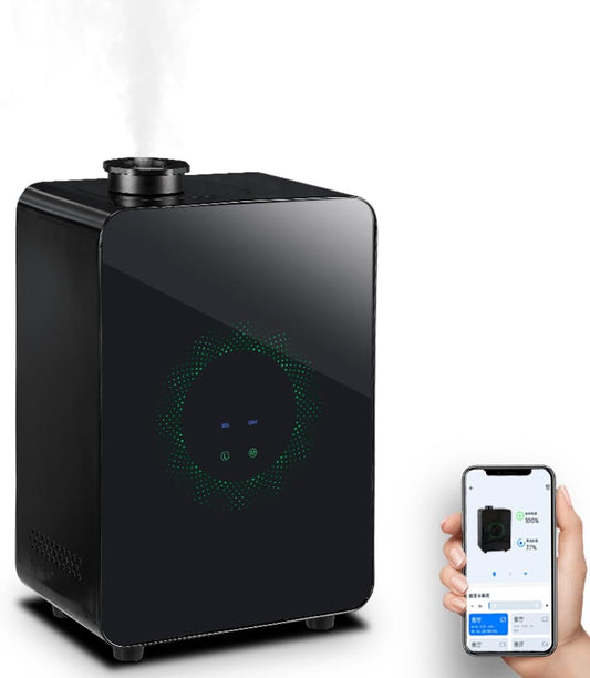 HVAC Scent Diffuser with Waterless Cold Air Technology, Hotel Collection Diffuser Machine, Scent Air Machine for Home or Shop, Aromatherapy Essential Oil Diffuser for Large Space