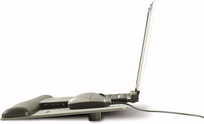 3M Gel Wrist Rest for Keyboard and Mouse with Tilt-Adjustable Platform, Soothing Gel with Durable, Easy to Clean Leatherette Cover, Precise Mouse Pad, 25.5" x 10.6", Black (WR422LE)