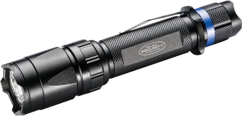 Police Security Trac Tact 2AA Flashlight LED - 280 Lumen - Tactical - Red Night Vision - Violet Blood Tracking - Weather Resistant - High/Low/Flash/Violet/Red