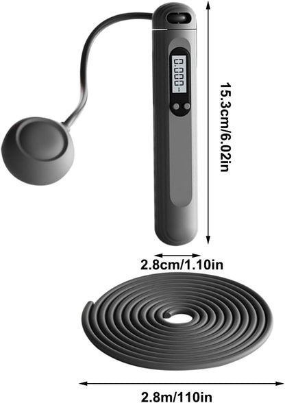 Cordless Jump Rope, Adjustable Fitness Trainer, Non-Slip Handle Workout Tool, 15.3x2.8cm Tangle- Exercise Gear for Home, Gym, Travel, Cardio Training Jump Rope