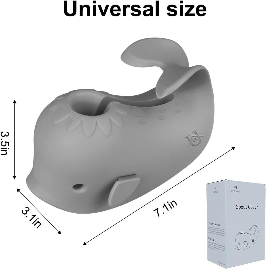 Bath Spout Cover, Faucet Cover Baby Protector Bath Tub Faucet Cover Protector for Kids, Silicone Bathtub Spout Cover for Baby Kids Toddlers Safety Protection Accessories