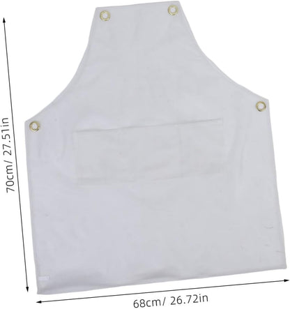 PENIKOKO Oil Apron for Adults Adjustable Strap Transparent Design for Painting Hair Dyeing and Crafting Reliable Protection Against Stains and Spills