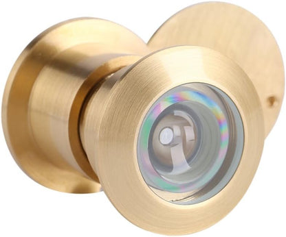 Spioncino per Porta con Copertura per la Privacy, Angolo di Visione Unidirezionale Spioncino per Spioncino di Sicurezza con Copertura per la Privacy Rotante Larghezza 28 Mm per (Oro)