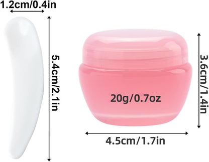Travel Containers, 20 Gram Travel Accessories Bottles Containers for Toiletries, Cosmetic,Face Body Hand Cream, Lotion,Makeup,21 Pieces