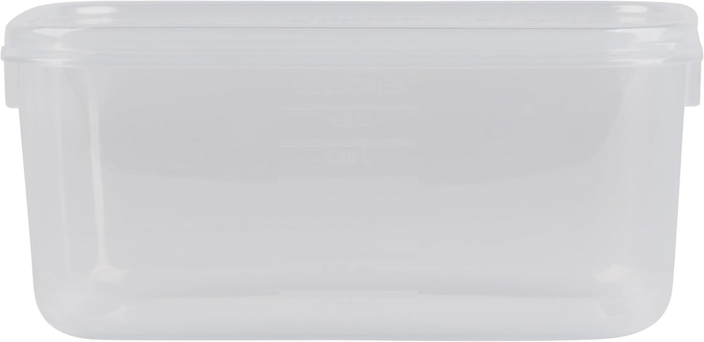 DÃ©cor Tellfresh Oblong Food Container, 1.8 Liter Capacity