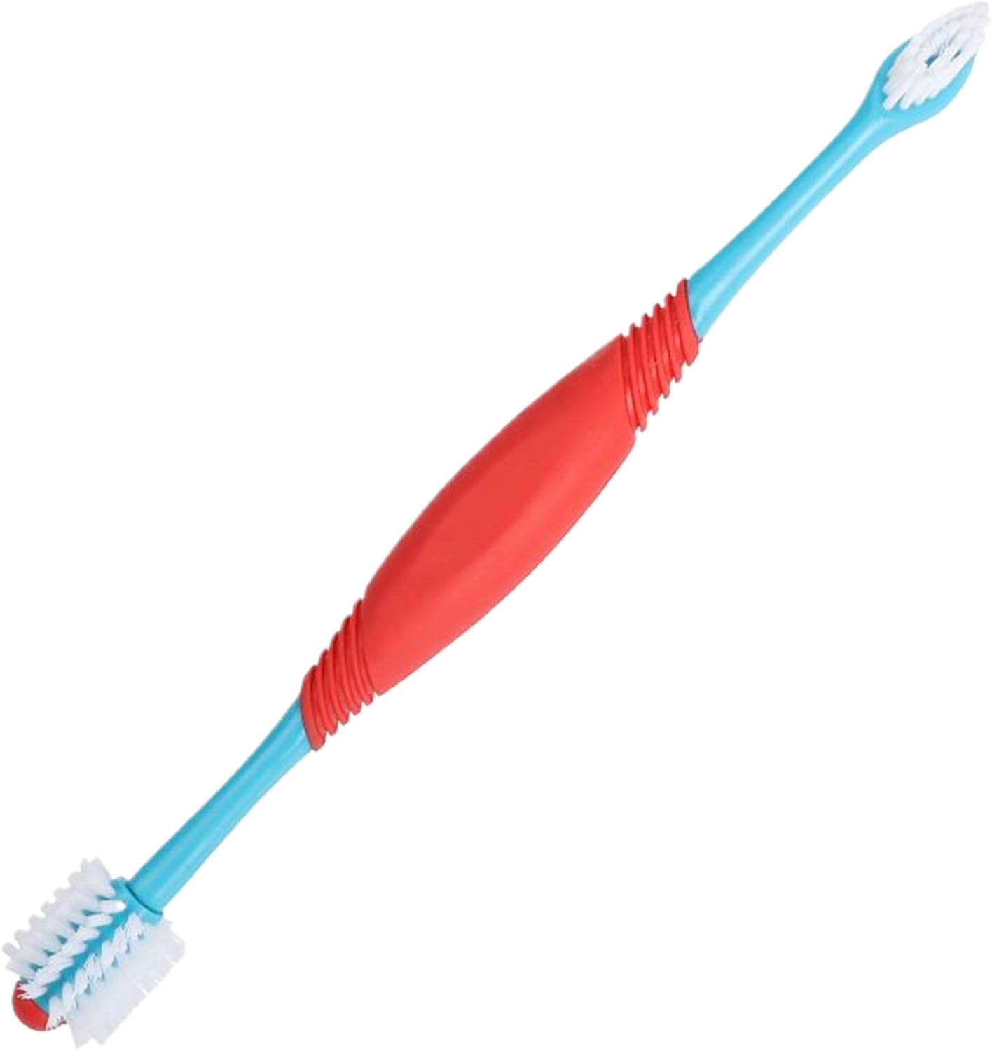 Sprofondimi di denti per cani - Spazzo da dente cucciolo a doppia testa | PROPRIETÀ DI CARE DENTALE PET | Strumento di pulizia multi-pet per la salute orale | Ideale per la toelettatura da esterno per