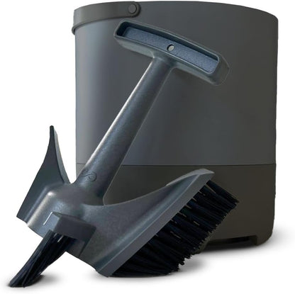 FoodCycler Eco 3 Bucket & Infinity Brush Pack – Kitchen Compost Bin Cleaner & Cleaning Brush Set – Sustainable Food Processor, Trash Can & Recycling Bin Cleaning Supplies & Essential (Grey)