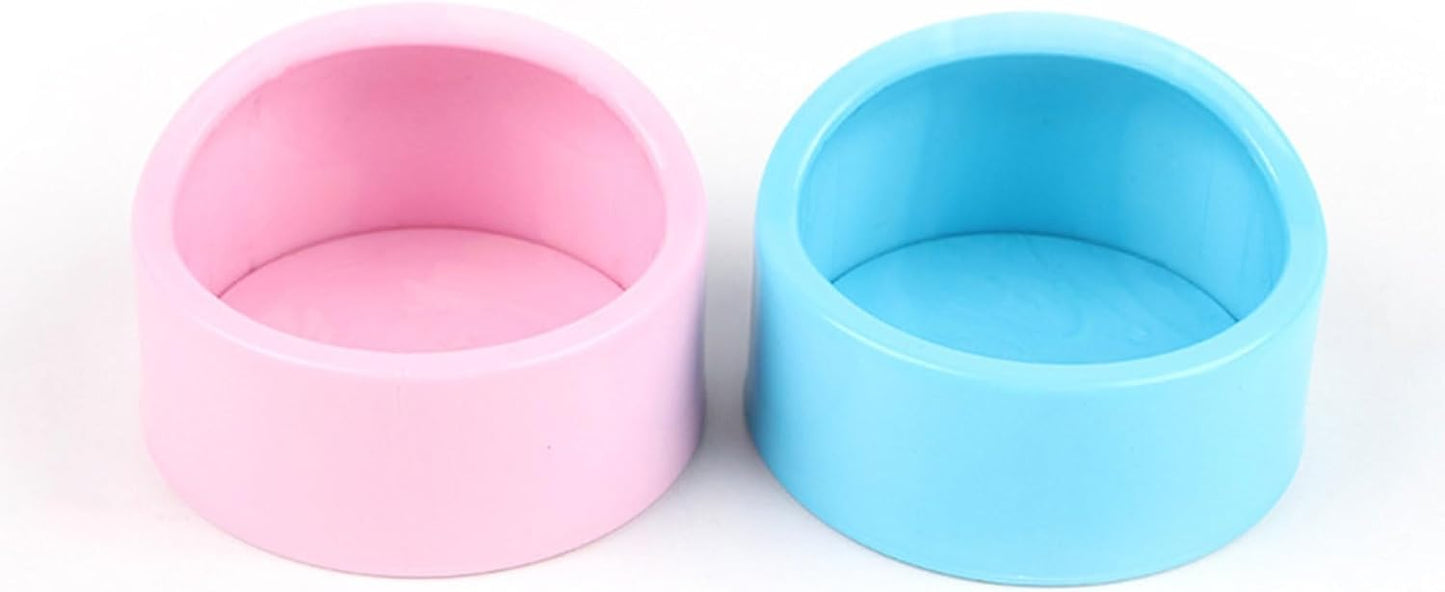 nuanzhiyuan 5PCS Piccoli Animali Ciotola di Cibo ABS Piccolo Pet Food Bowl Maiali Irrigazione Ciotola Mangiare NonSpill Stoviglie