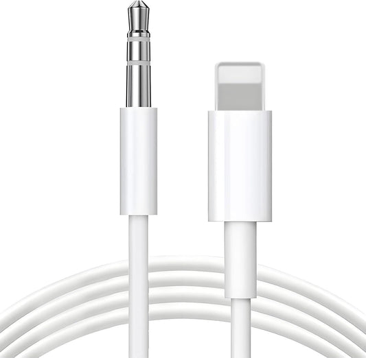 Oblinple Aux Cord for iPhone, 3.5mm Male Auxiliaire Cable Audio Jack Adapter, 3.3FT Auxiliary Cable for Car Home Stereo, Speaker, Headphone Jack Cable for iPad, iPhone 14 Pro 13 12 11