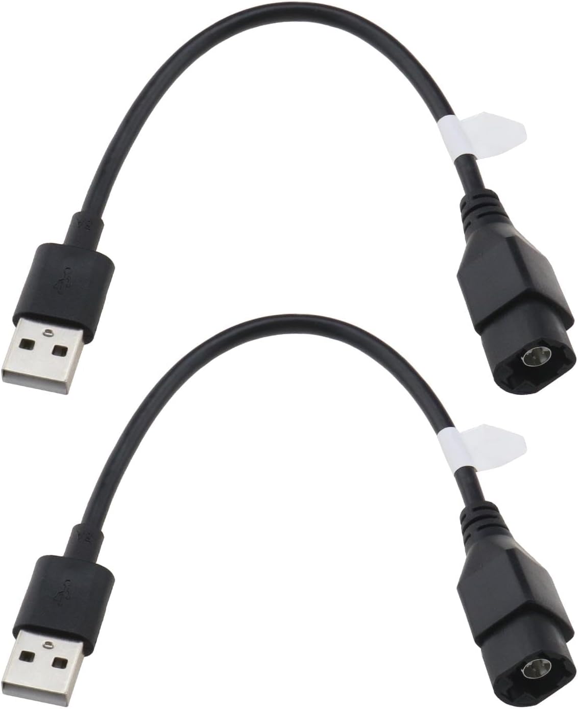 ECSiNG 2 Pieces USB Car Radio Cable Adapter Cable 4 Pin Compatible with Golf 5/6/7 Compatible with Jetta 5/6/B6/B7/B8 Compatible with VW RCD 510/RNS RCD 300