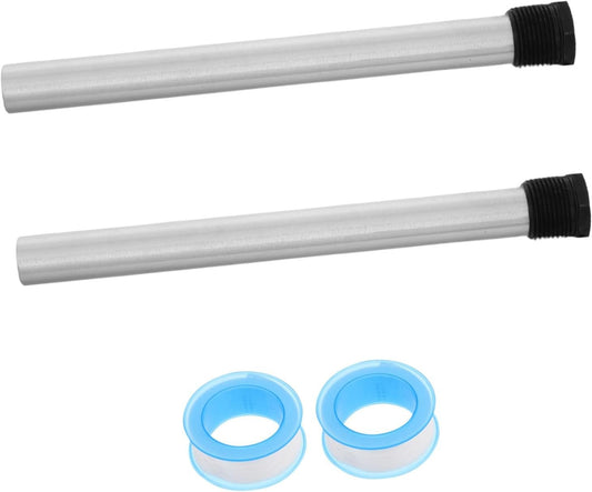 Happyyami 2Pcs Rv Water Heater Magnesium Anode Rods Npt Standard Fittings for Camper Hot Water Tank