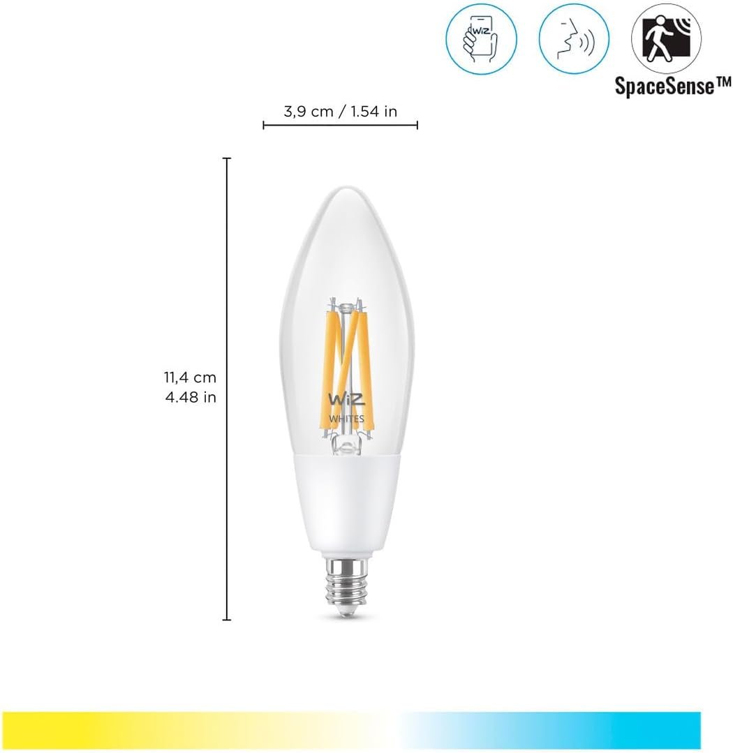 Wiz 40W B11 Clear E12 Tunable White