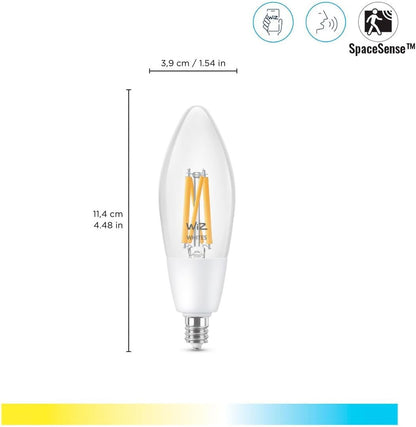 Wiz 40W B11 Clear E12 Tunable White