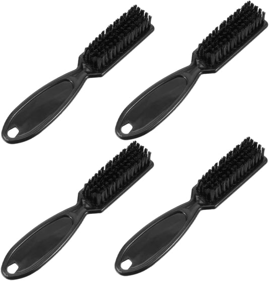 SHERCHPRY 4 Pezzi Spazzola Per Pennello Per Cure Lale Clipper Pulitore Per Attrezzi Da Barbiere Rifere Di Cura Pennello Per La Pulizia Dei Salone Black Plastica