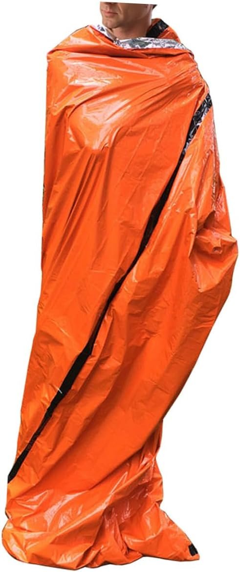 Bag Pe Whistleorange Tent Storage Outdoor for Camping Aid Aluminum Sleeping with Hiking