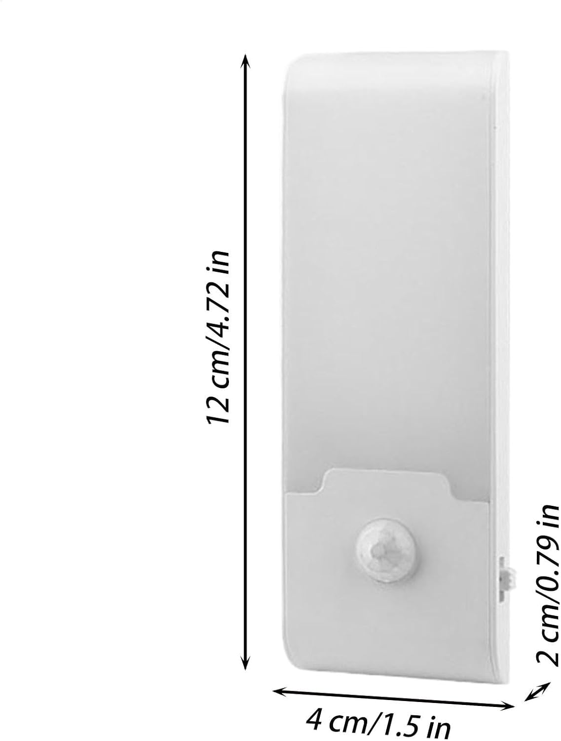 Pzuryhg LED Motion Sensor Night Light, Ultra Thin Magnetic Rechargeable Lamp, Smart Auto On Lighting, Wireless, Energy Efficient, Multifunctional for Bedroom, Hallway, Stairway, Closet, Bedside