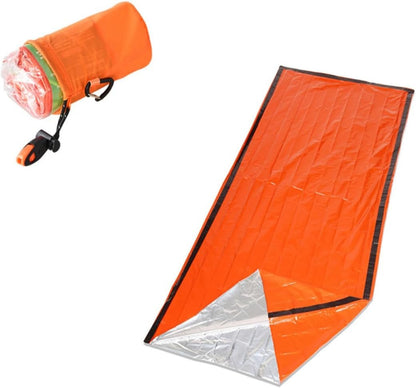 Bag Pe Whistleorange Tent Storage Outdoor for Camping Aid Aluminum Sleeping with Hiking
