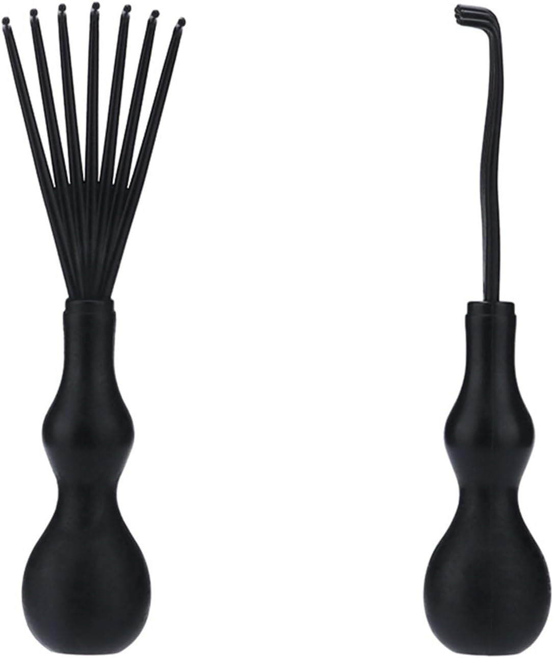 Professional 5-in-1 Hair Brush Set with Cleaner Tool - Vent Air Cushion Brush + Detangling Comb + Scalp Massage Balloon Brush for Curly/Straight Hair | Anti-Static & Heat-Resistant Styling Tools