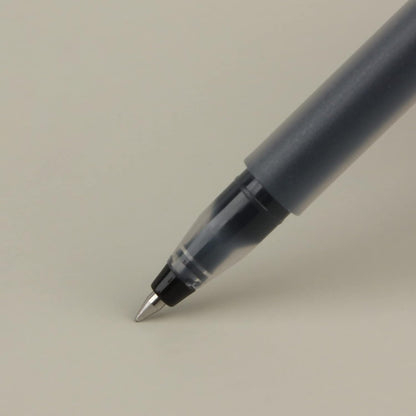 50 pcs Extra Large Ink Capacity 0.5mm Black Gel Fineliner Rollerball Pens Value Pack Last 1600m 1=4 Normal Pens Use For School Office Daily Writing Drawing Sketching