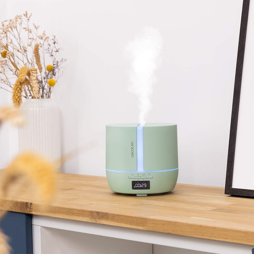 Cecotec PureAroma 550 Connected Sky Aroma Diffuser 500 ml Capacity, LED Display, Speaker, Bluetooth Control, App, 12-Hour Timer, 3 Operating Modes, 30 m² Cover