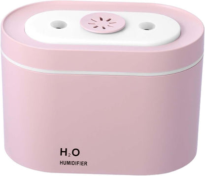 WeiLaiKeQi Air Diffuser Humidifier Diffuser Humidifier Remote Control Premium Quiet Desktop Humidifier Essential Oil Diffuser for SPA, Pink