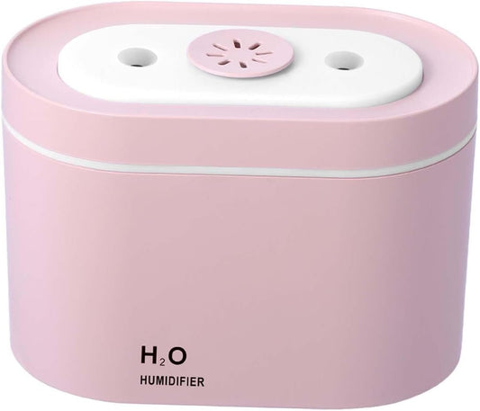 WeiLaiKeQi Air Diffuser Humidifier Diffuser Humidifier Remote Control Premium Quiet Desktop Humidifier Essential Oil Diffuser for SPA, Pink