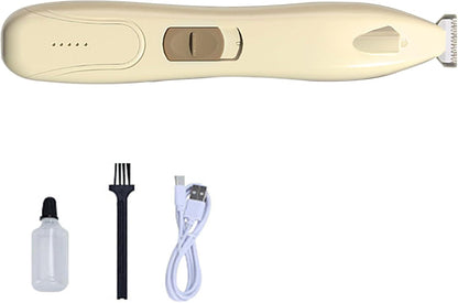 Dog Paw Trimmer For Grooming - Cordless Rechargeable Dog Paw Shaver,Low-Noise Cordless Feet Shaver Shedding Brush Gentle Rechargeable For Kitten Grooming Knotted