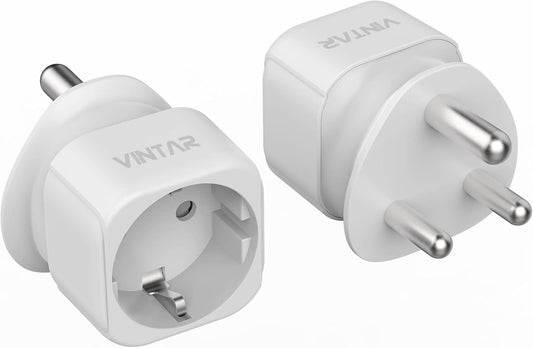 VINTAR 1PC South Africa Plug Adapter Travel Adapter Germany/EU to South Africa South Africa Mozambique Bhutan Travel Adapter Type M CE Approved