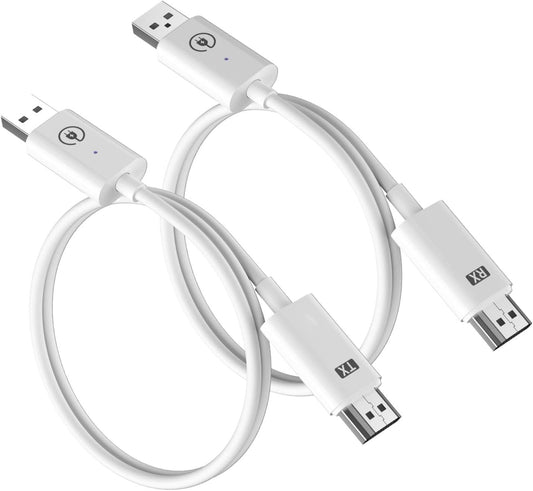 Lemorele Wireless HDMI Transmitter and Receiver, 1080P HDMI Video Transmitter and Receiver Kit for Home Theater, Office Meeting, Lecture, Education