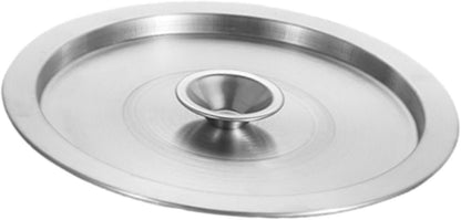 Ｂｅｓｇａ Frying Pan Cover,Stockpot Lid,Cookware Cover,Stainless Steel Household Bakeware,Pot Skillet Lid,Cooking Pot Lid for Skillets, 38cm