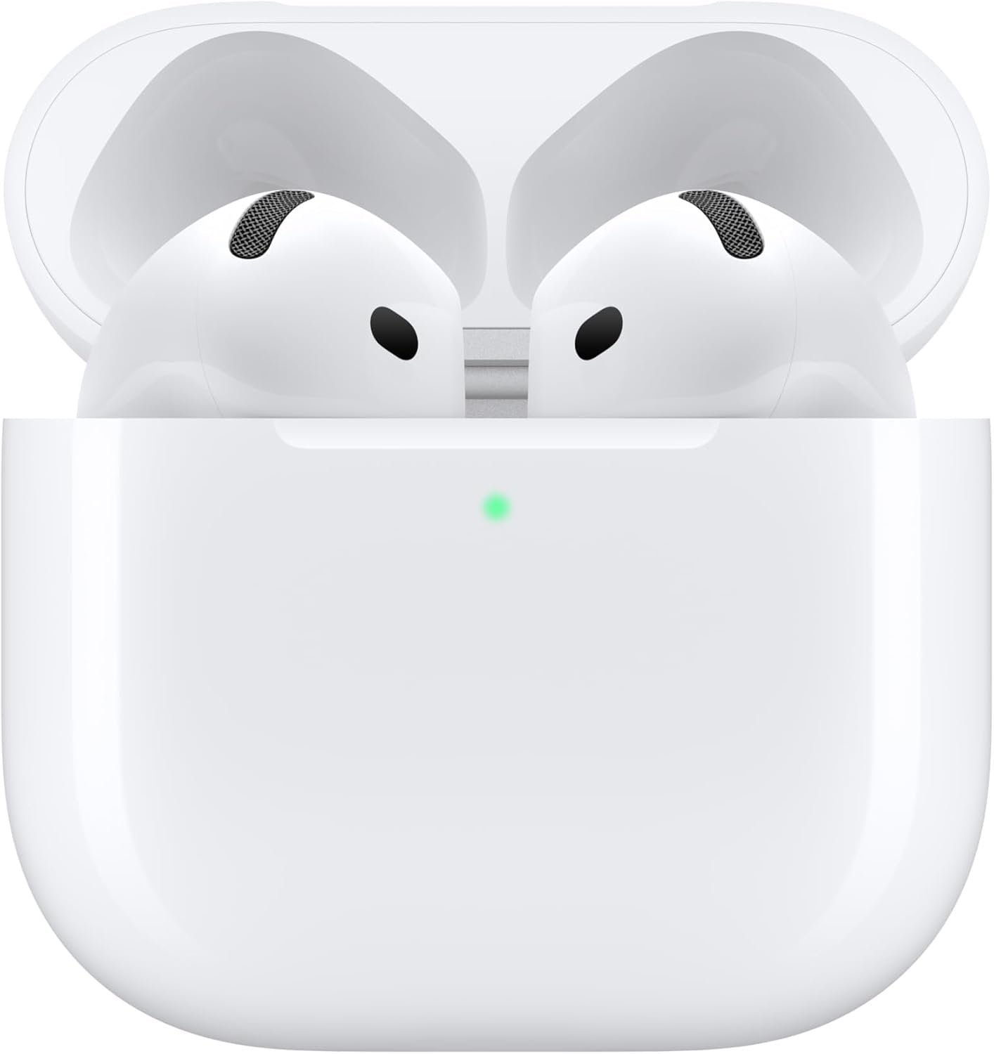 Apple AirPods 4 Wireless Earbuds, Bluetooth Headphones, with Active Noise Cancellation, Adaptive Audio, Transparency Mode, Personalized Spatial Audio, USB-C Charging Case, Wireless Charging, H2 Chip