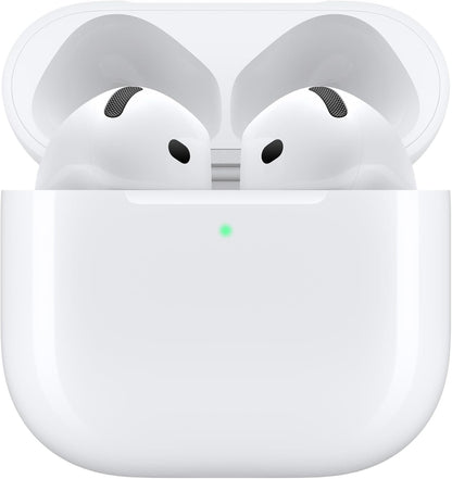 Apple AirPods 4 Wireless Earbuds, Bluetooth Headphones, with Active Noise Cancellation, Adaptive Audio, Transparency Mode, Personalized Spatial Audio, USB-C Charging Case, Wireless Charging, H2 Chip
