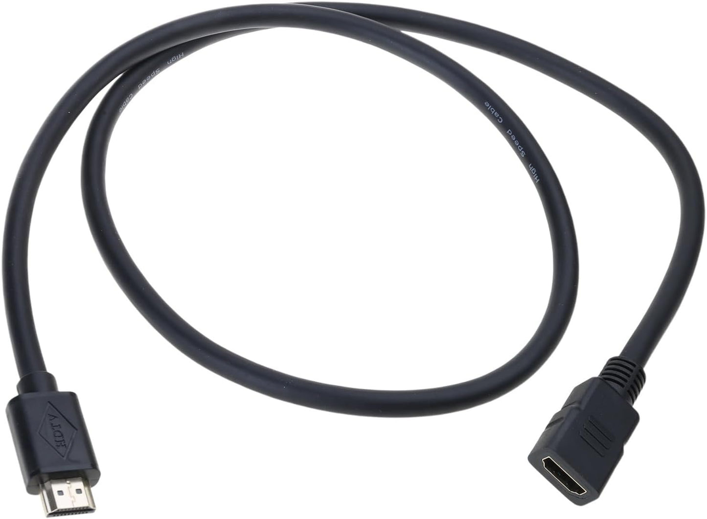 Flexible HDMI2.0 Extension Adapter Male to Female Cable for 4K60Hz UHD Displays for Streaming