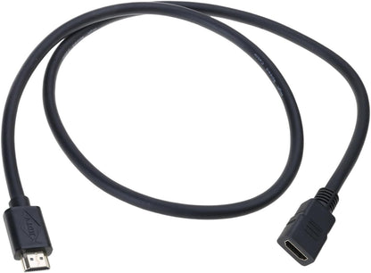 Flexible HDMI2.0 Extension Adapter Male to Female Cable for 4K60Hz UHD Displays for Streaming